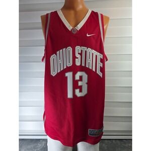 Vintage Ohio State Buckeyes Basketball Jersey Mens XL Nike Team Elite Logo #13